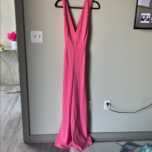 a'gaci Pants - Mustard Seed Candy Pink Jumpsuit